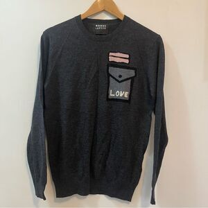 Markus Lupfer Marino wool Love Sweater in size Small